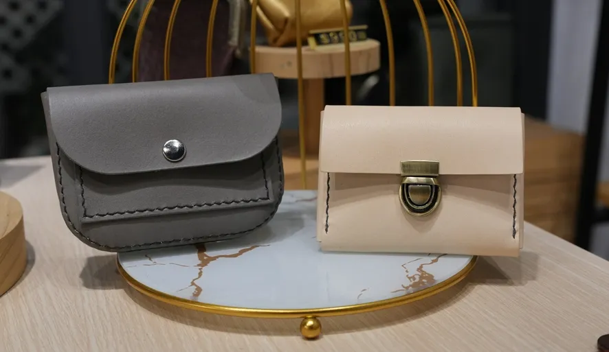 【森下樹】皮革手作DIY、獨一無二零錢包！從新手到完成品超有成就感