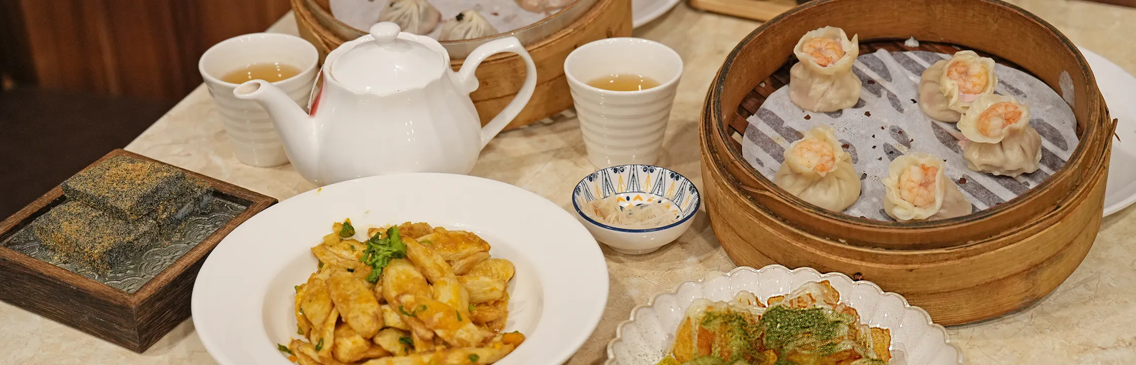 【古北饕旗艦店】松露小籠湯包這裡吃！時尚帶復古風的中菜館