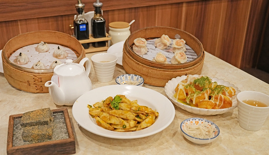 【古北饕旗艦店】松露小籠湯包這裡吃！時尚帶復古風的中菜館