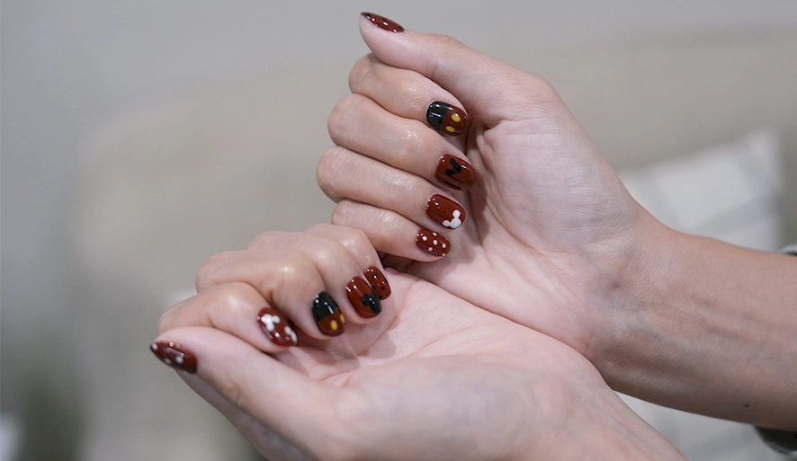 【薰美甲】可愛的迪士尼手繪美甲！膚色顯白、包邊細緻