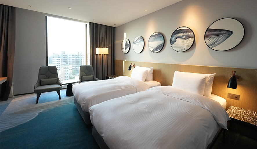 【和逸飯店 桃園館】一站式旅遊首選、海洋主題親子飯店！近華泰名品城、Xpark海生館