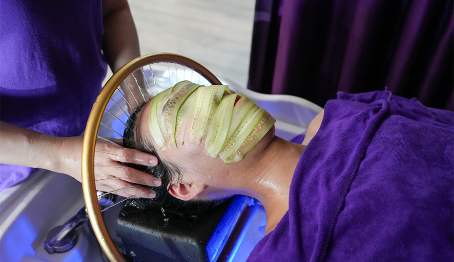 【紫色美人越式洗頭】經典越式洗髮體驗，專業洗頭＋按摩舒適到不想走！