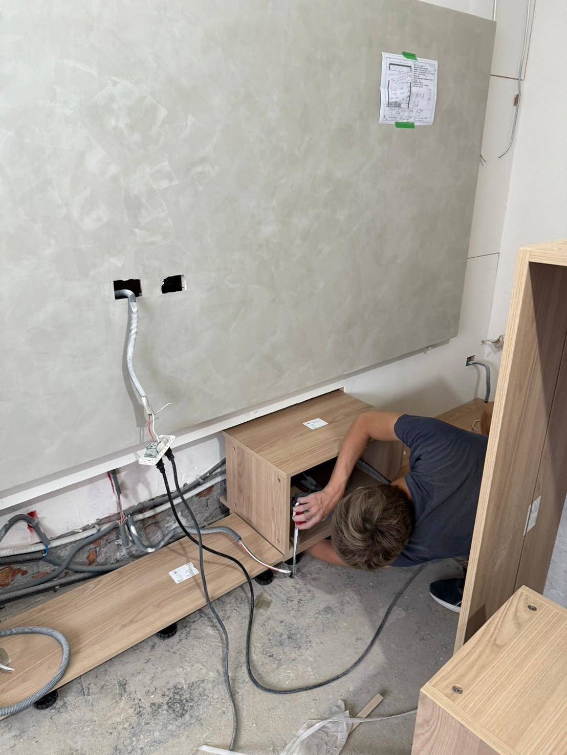 寬月室內設計系統櫃進場2