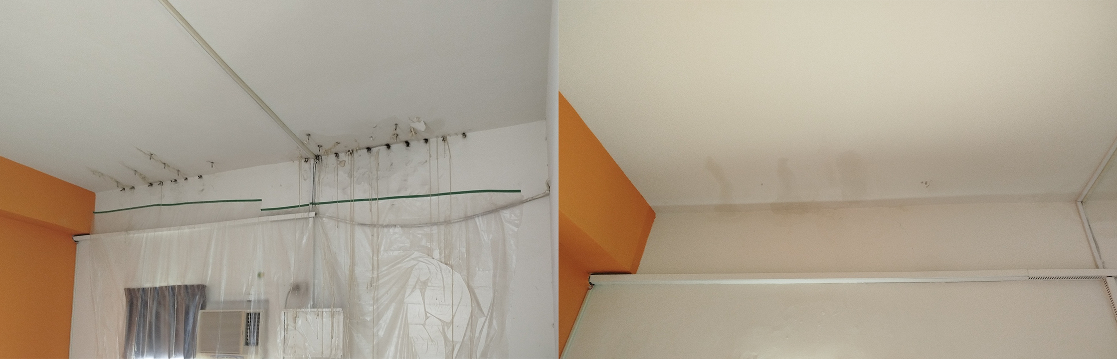 【正浤工程行】牆面滲水處理專家｜天花板迅速止漏，屋頂防水實作分享