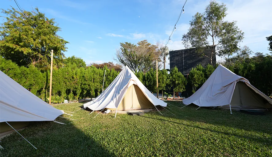 【自然圈農場】森林系包區豪華露營，完整體驗心得！私人溫泉、免裝備 BBQ