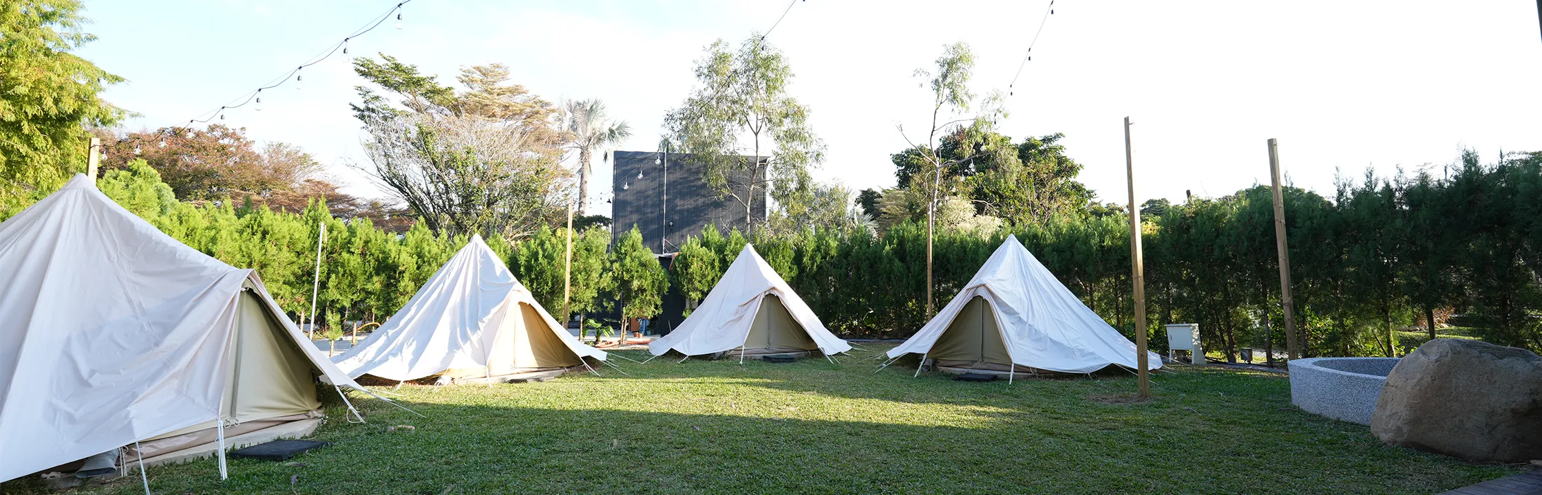【自然圈農場】森林系包區豪華露營，完整體驗心得！私人溫泉、免裝備 BBQ