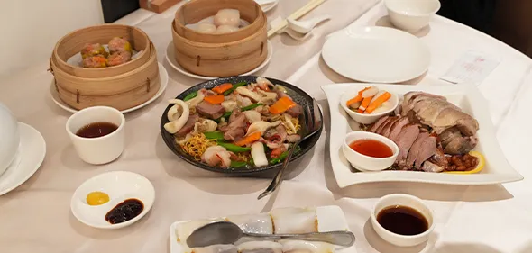 【朝桂餐廳】飯店功夫菜開箱！港點台菜種類多，家庭聚餐一桌搞定