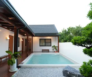 【九坪別院】開箱日式質感民宿！享受獨立泳池、禪意造景庭園