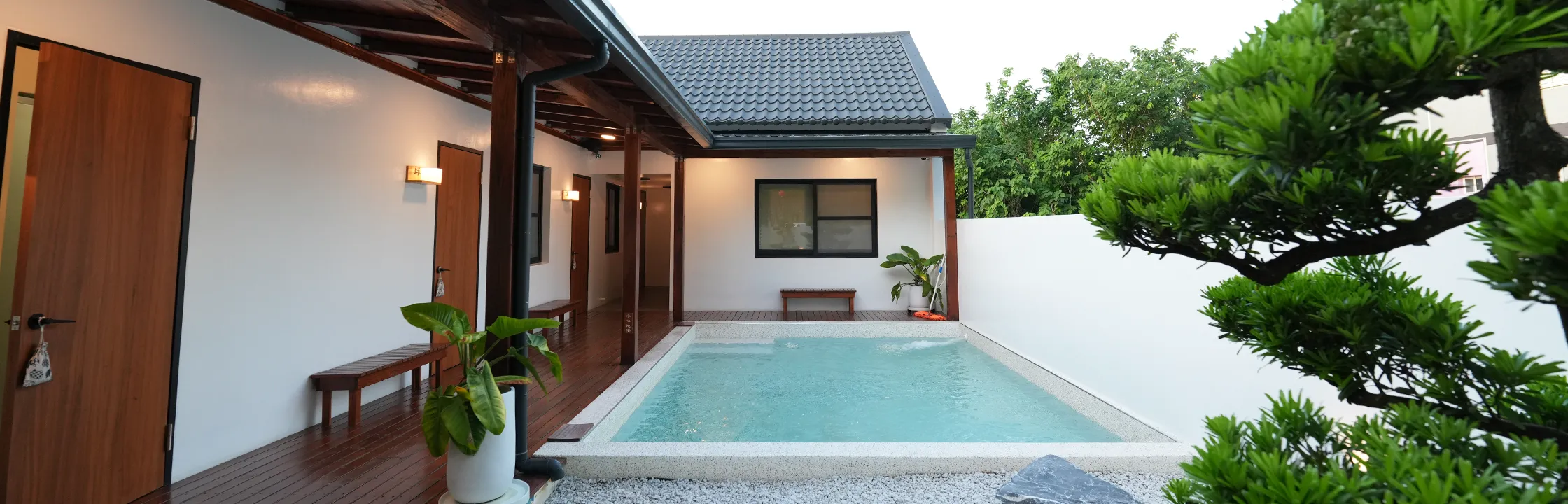 【九坪別院】開箱日式質感民宿！享受獨立泳池、禪意造景庭園