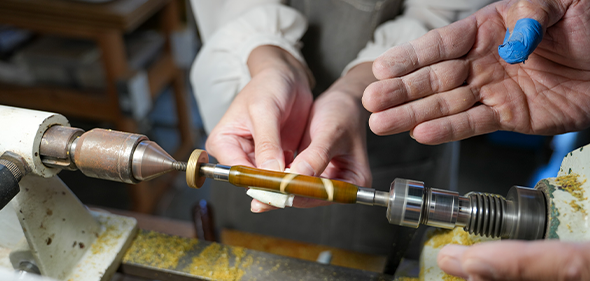 【大雄的木作世界】全台首家寄木筆木工體驗課！跟著木工師傅一起製作專屬寄木筆！