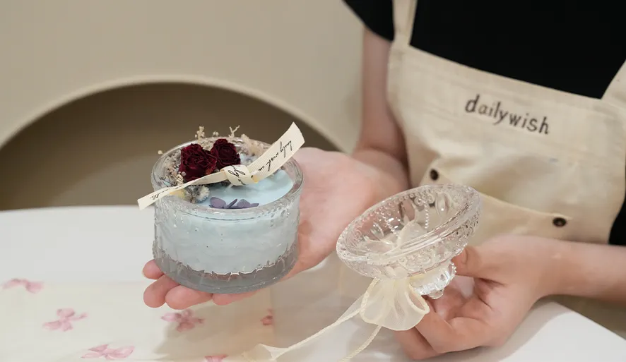 【DAILYWISH】奶油蛋糕與乾燥花香蠟燭，手作獨一無二的香氛日常！
