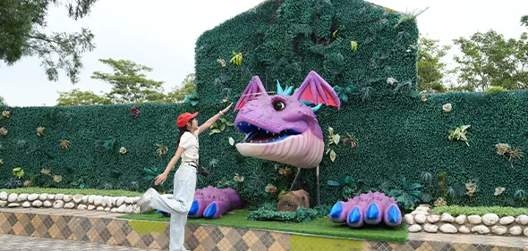 【古生物奇幻樂園】親子必訪景點推薦！1:1仿真恐龍、必玩設施一次看