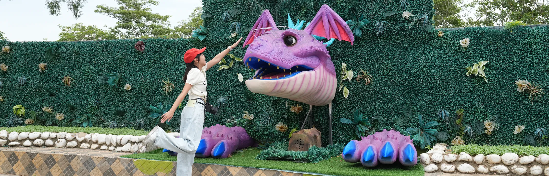 【古生物奇幻樂園】親子必訪景點推薦！1:1仿真恐龍、必玩設施一次看