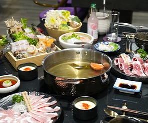【京半鍋物】林百貨旁套餐式精緻火鍋！海陸雙享，雜炊超美味