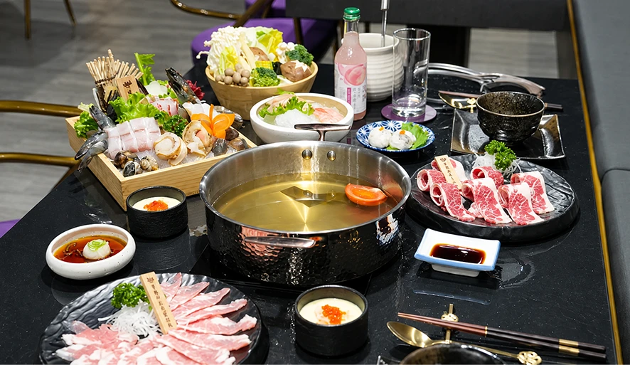 【京半鍋物】林百貨旁套餐式精緻火鍋！海陸雙享，雜炊超美味